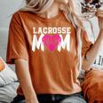 Lacrosse Mom Heart Lax For Moms Women's Oversized Comfort T-Shirt Yam