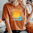 Math Teacher On Vacation Novelty Women's Oversized Comfort T-shirt Yam