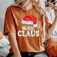 Nurse Santa Claus Christmas Matching Costume Women's Oversized Comfort T-Shirt Yam
