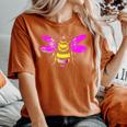 Queen Bee Honey Bee Vintage Women's Oversized Comfort T-Shirt Yam