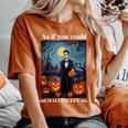 Retro Halloween As If You Could Out Halloween Me Women's Oversized Comfort T-Shirt Yam