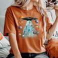 Space Cat Galaxy Cat For Cat Dad Cat Mom Cat Lover Women's Oversized Comfort T-shirt Yam