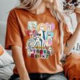 In My Spooky Era Groovy Hippie Halloween Ghost Women's Oversized Comfort T-Shirt Yam