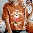 The Spooky Urology Halloween Crew Nurse Boo Boo Rn Ghost Women's Oversized Comfort T-Shirt Yam