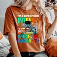 Im A Super Proud Mom Of A 2023 Prek Graduate Dinosaur Women's Oversized Comfort T-shirt Yam