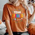 Team Specials Teacher Tribe Squad Back To Primary School Women's Oversized Comfort T-Shirt Yam