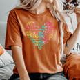 Typography Choose Kindness Tie Dye Be Kind Inspirational Women's Oversized Comfort T-shirt Yam