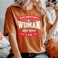 Never Underestimate A Woman Who Loves A Dog Women's Oversized Comfort T-Shirt Yam