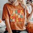 Vintage Groovy Karma Is The Guy On The Chief Women's Oversized Comfort T-Shirt Yam