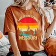 Vintage Retro Summer Fishing Missouri Lake Of The Ozarks Women's Oversized Comfort T-Shirt Yam
