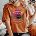 He Who Is Without Sin Let Him Cast The First Stone Be Kind Women's Oversized Comfort T-shirt Yam