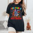 4Th Grade Is Out Of This World Space Rocket Fourth Grade Women's Oversized Comfort T-Shirt Black