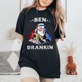 Ben Drankin 4Th Of July Usa Flag For Men Women Women's Oversized Comfort T-shirt Black