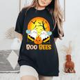 Boo Bees Halloween For Bees Women's Oversized Comfort T-Shirt Black