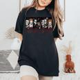 The Boys Of Fall Vintage Scary Horror Movie Halloween Women's Oversized Comfort T-Shirt Black