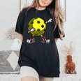 Cute Pickleball For Dink Pickleball Player Women's Oversized Comfort T-Shirt Black