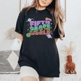 Fifth Grade Is Out Of This World 5Th Grade Outer Space Women's Oversized Comfort T-Shirt Black