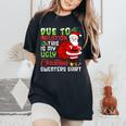 Due To Inflation This Is My Ugly Christmas Sweaters Women's Oversized Comfort T-Shirt Black