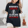 Isfj Introverts Unite Anti Social For Women Women's Oversized Comfort T-Shirt Black