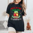 Groovy Christmas Jelly Of The Month Club Vacation Xmas Pjs Women's Oversized Comfort T-Shirt Black