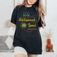 Hollywood Star Lanes Bowling Los Angeles Retro Vintage Women's Oversized Comfort T-Shirt Black