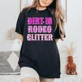 Howdy Rodeo Hot Pink Wild Western Yeehaw Cowgirl Country Women's Oversized Comfort T-shirt Black