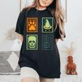 Inscryption Psychological Horror Card Categories Spooky Game Spooky Women's Oversized Comfort T-Shirt Black Inscryption Psychological Horror Card Categories Spooky Game Spooky Women's Oversized Comfort T-Shirt Black