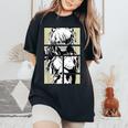 Japanese Anime Girl Waifu Japan Kawaii Otaku Women's Oversized Comfort T-Shirt Black