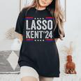 Lasso Kent' 24 Usa Sports 4Th Of July Women's Oversized Comfort T-Shirt Black