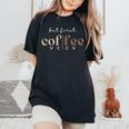 Literacy Science Of Reading Phonics Teacher Linguist Coffee Women's Oversized Comfort T-Shirt Black