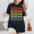 Love Heart Duran Vintage Style Black Duran Women's Oversized Comfort T-Shirt Black