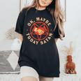 Ok Maybe Today Satan Retro Vintage Halloween Vintage Halloween Women's Oversized Comfort T-Shirt Black