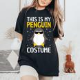 My Penguin Costume Kid Penguin Lover Penguin Women's Oversized Comfort T-Shirt Black