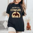 Pretend Im A Cowgirl Halloween Party Costume Women's Oversized Comfort T-shirt Black