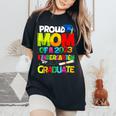 Proud Mom Of A Class Of 2023 Kindergarten Graduate Top Women's Oversized Comfort T-shirt Black