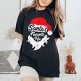 Santas Favorite Ho Adult Girl Christmas Women's Oversized Comfort T-Shirt Black