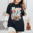 In My Spooky Era Groovy Hippie Halloween Ghost Women's Oversized Comfort T-Shirt Black