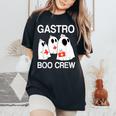 Spooky Gastro Boo Crew Halloween Costume Gi Nurse Women's Oversized Comfort T-Shirt Black