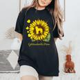Sunflower Dog Mom For Goldendoodle Lovers Women's Oversized Comfort T-shirt Black