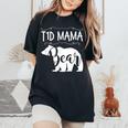 T1d Mama Bear Type1 Diabetes T1 T Mom Awareness Women's Oversized Comfort T-Shirt Black