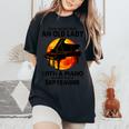 Never Underestimate An Old Lady With A Piano Born September Women's Oversized Comfort T-Shirt Black