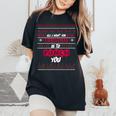 All I Want For Christmas Is To Punch You Ugly Xmas Sweater Women's Oversized Comfort T-Shirt Black
