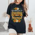 In A World Full Of Grandmas Be A Mawmaw Sunflower Women's Oversized Comfort T-shirt Black