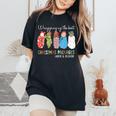 Wrapping Up The Best Christmas Packages Labor Delivery Nurse Women's Oversized Comfort T-Shirt Black