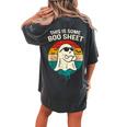 This Is Some Boo Sheet Halloween Costume Women's Oversized Comfort T-shirt Back Print Pepper