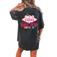 Las Vegas Girl Trip Bachelorette Birthday Women's Oversized Comfort T-Shirt Back Print Pepper