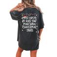 Most Likely To Hate Matching Christmas Family Matching Women's Oversized Comfort T-shirt Back Print Pepper