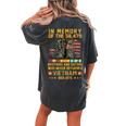 In Memory Of The 58479 Brothers And Sisters Vietnam Veteran Women's Oversized Comfort T-shirt Back Print Pepper