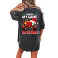 I Paused My Game To Be Here Ugly Sweater Christmas Women's Oversized Comfort T-shirt Back Print Pepper