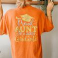 Aunt Senior 2024 Proud Aunt Of A Class Of 2024 Graduate Women's Oversized Comfort T-Shirt Back Print Yam